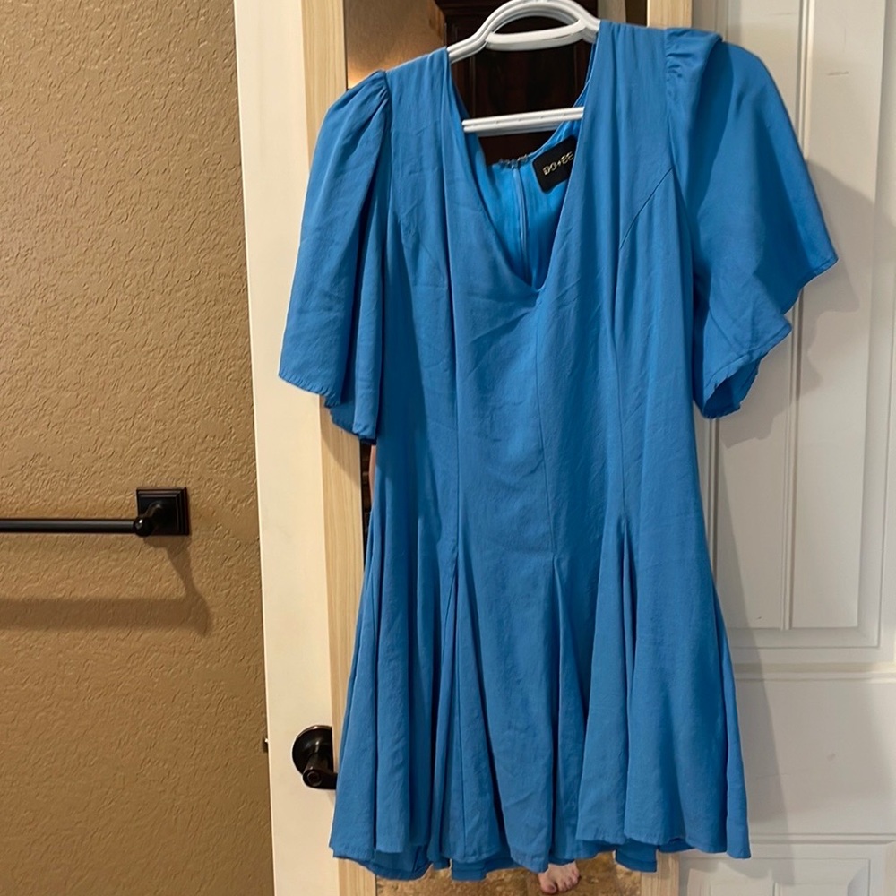 Baby blue dress boutique dress